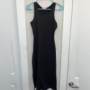 Entro Ribbed Sleeveless Racerback Mididress